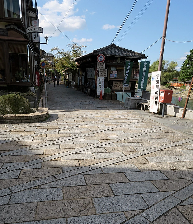 観光遊覧船のりばのあたり