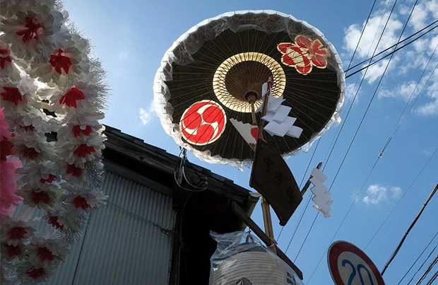 御香宮神社花笠