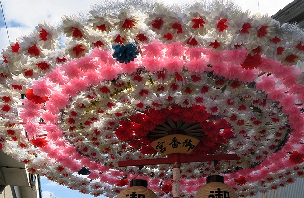 御香宮神社花笠