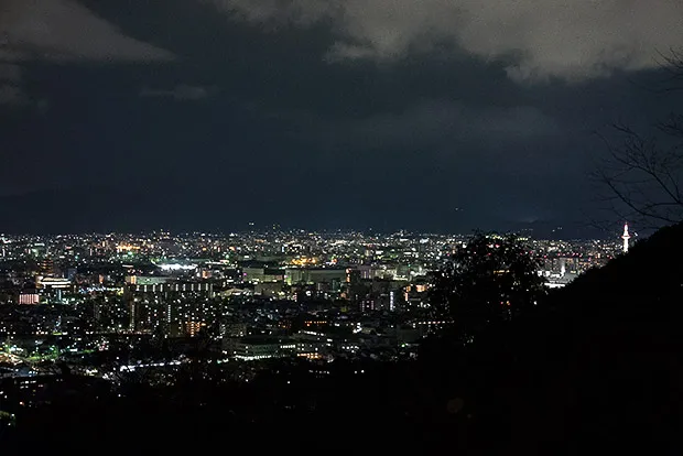 稲荷山からの夜景・北側