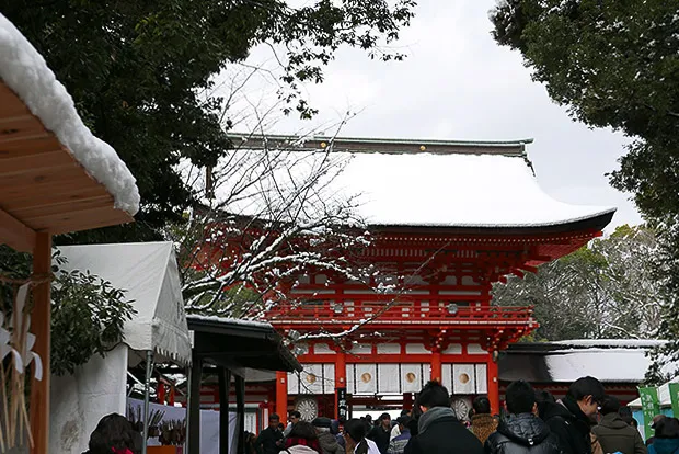 下鴨神社楼門前
